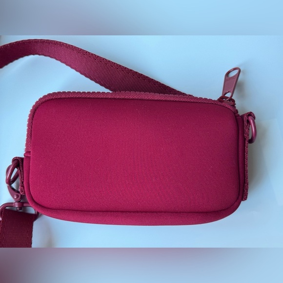 Dagne Dover x Sephora Neoprene Crossbody Bag – Burgundy / Deep Red - Picture 3 of 7